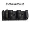 18-Pin Elektrischer Fensterheber-Schalter Knopf für Hyundai I10 2020-2026 93570-K6200NB LHD