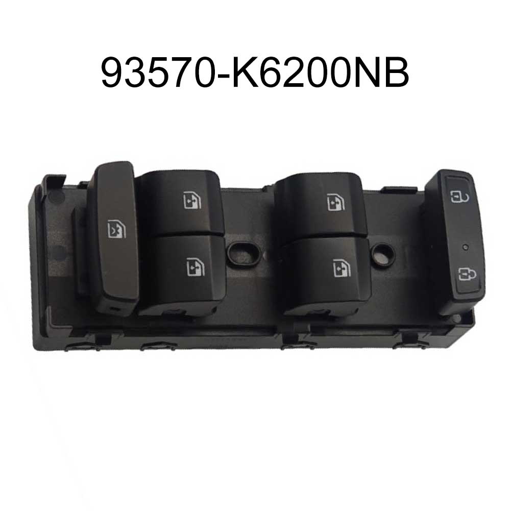 18-Pin Elektrischer Fensterheber-Schalter Knopf für Hyundai I10 2020-2026 93570-K6200NB LHD