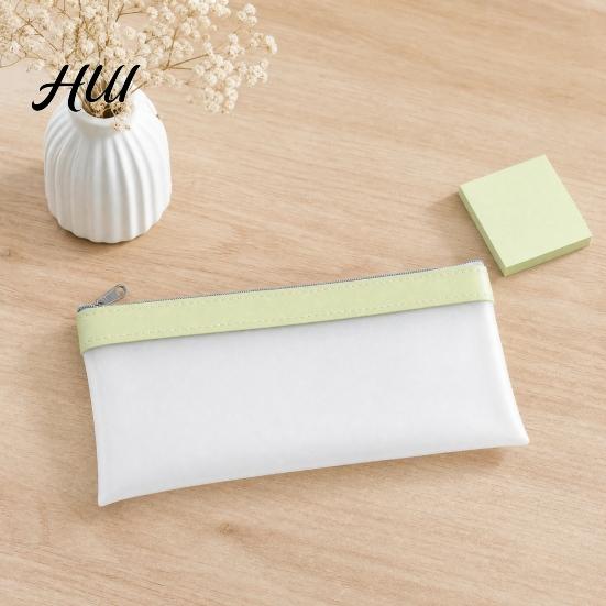 Water-repellent Pencil Bag Clear Mesh Case, Large Transparent Pen Pouch for Girls, Waterproof Exam Stationery Organizer High School Students,