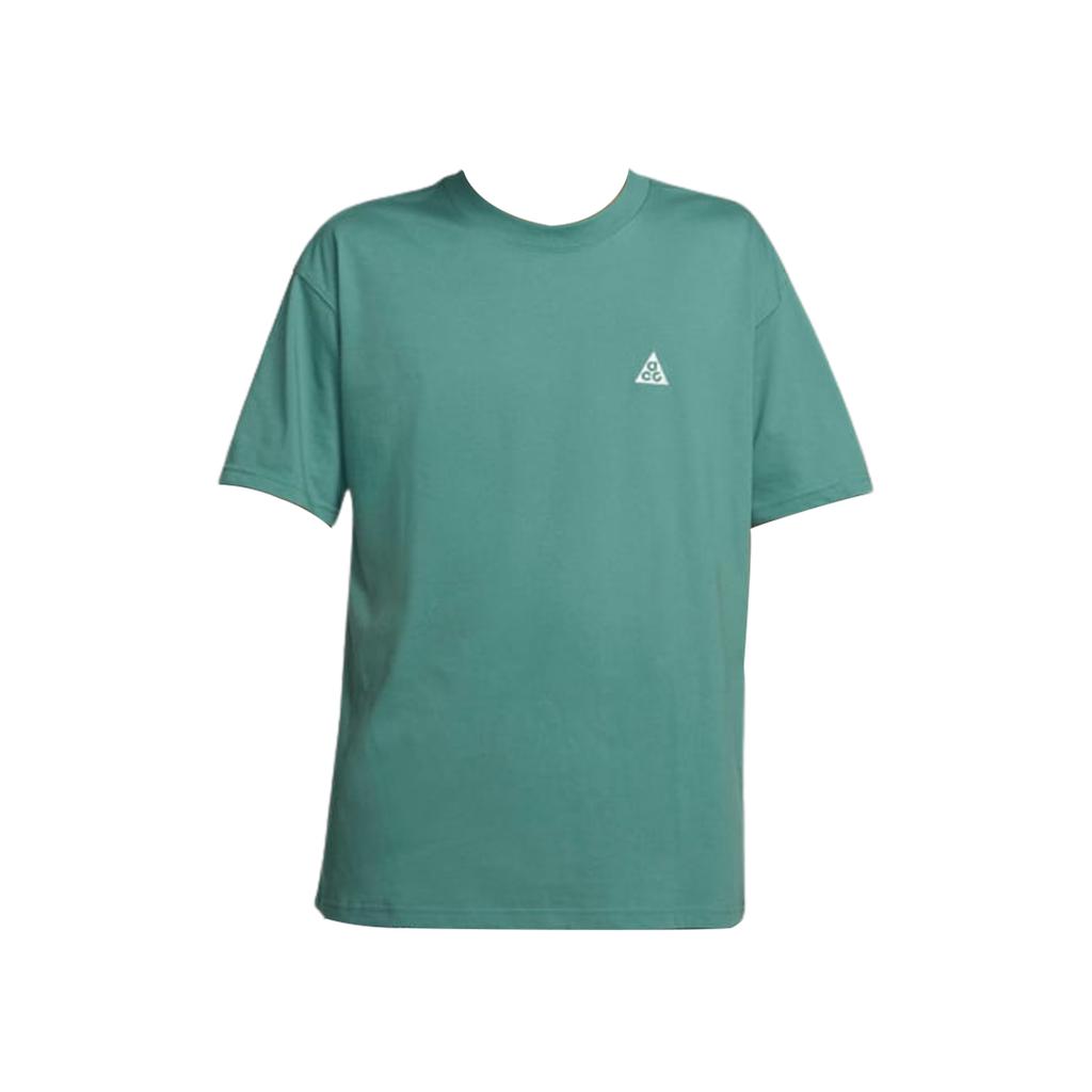 Nike ACG Letter Embroidery Ribbed Crew Neck Loose Short Sleeve T-Shirt Men Tops Dark-Cyan DJ3643-361