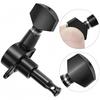 Totally Closed Guitar String Tuning Pegs 3L3R Configuration Locking Tuners  Acoustic Guitar