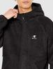 Hooded Long One Point Zip Hooded XL [Champion] Jacket, Sleeve, Stretch, Thermal, Windproof, Logo, Jacket, C3-WS604, Men's, Black,
