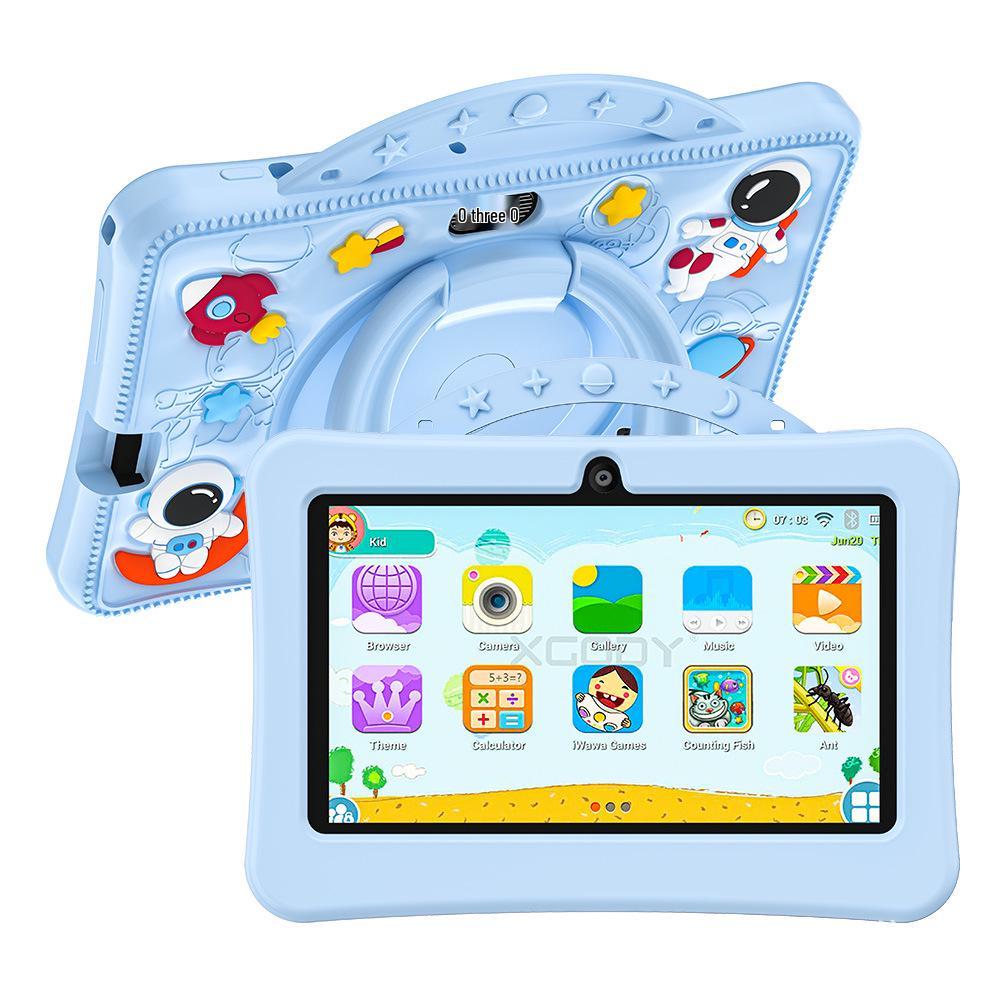 7-inch Android 14 Kids Tablet, 4+64GB, WiFi, Drop-Proof, with Games