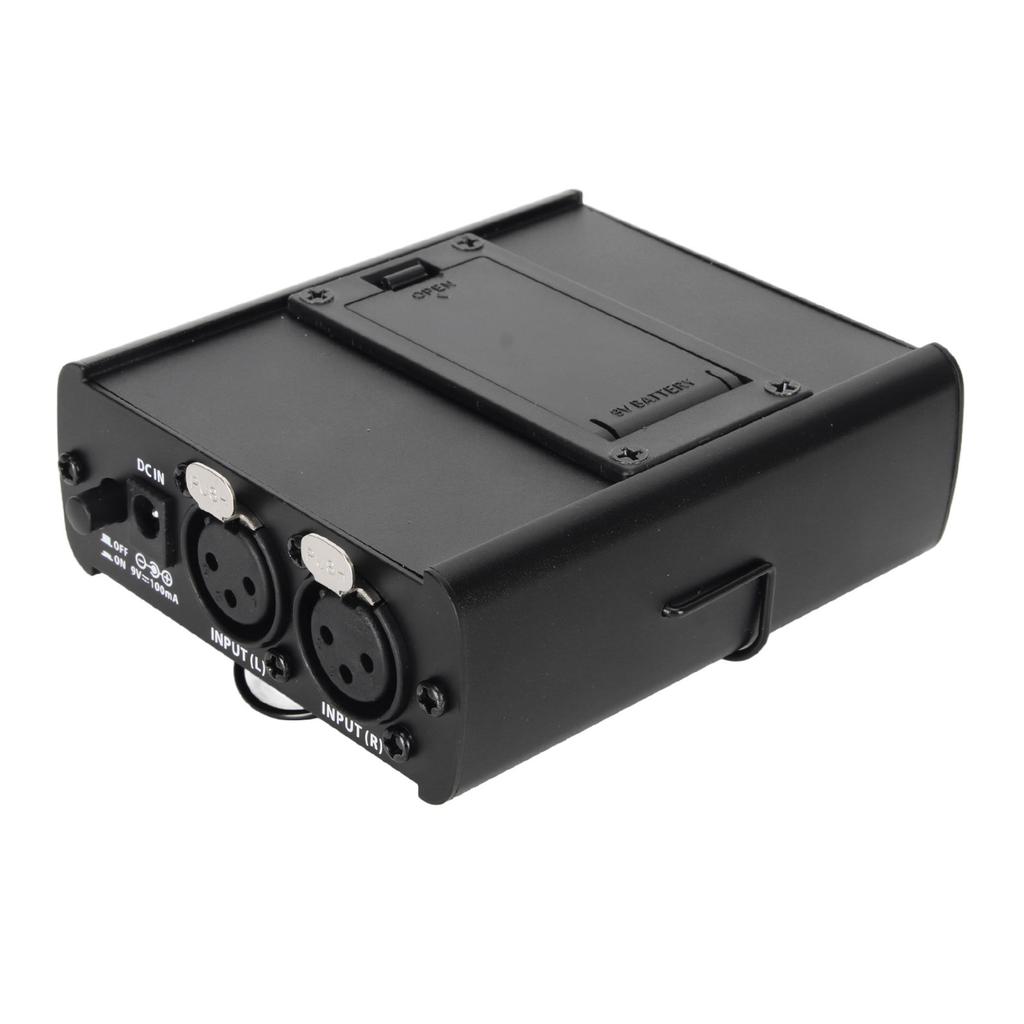 Headphone Amplifier 2CH Stereo Passive Mixer Portable Studio Headphone Amplifier Mixer