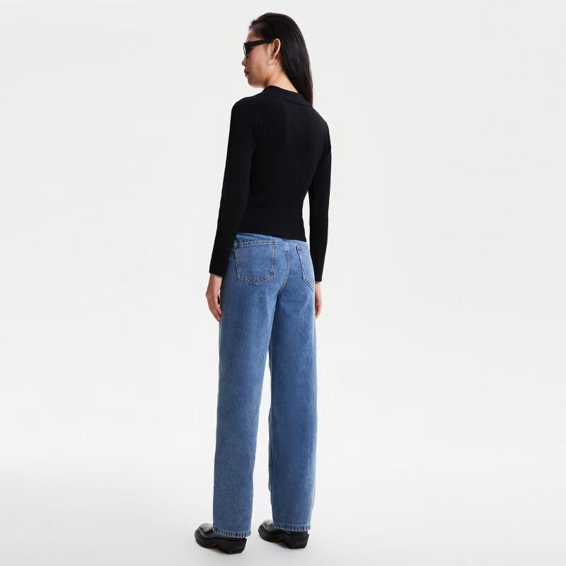 VEROMODA Women's Chain Detail V-Neck Slim Fit Knit Top