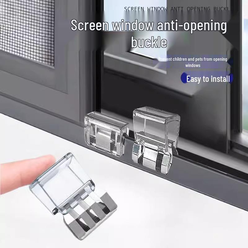 

Детская защелка безопасности из алюминиевого сплава для раздвижных окон и дверей ПВХ 1-Pack Screen Window Lock, Mixed Colors