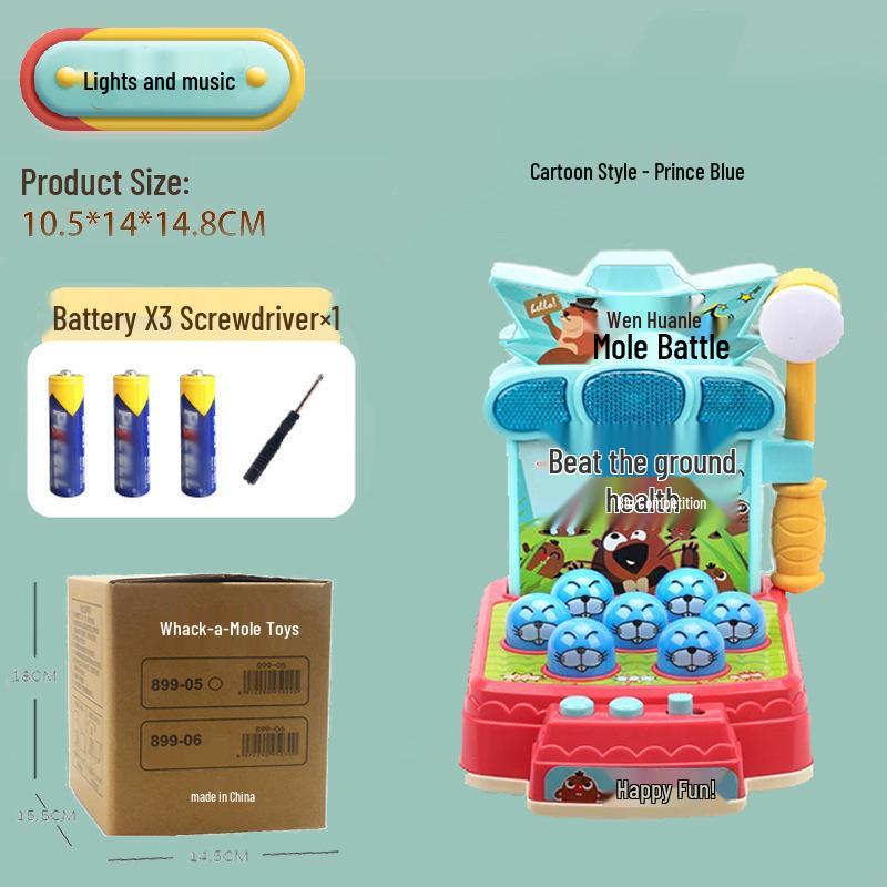 Educational Whack-a-Mole Toy for Infants and Toddlers 0-2.5 Years - Ideal for Early Development and Fun for Boys & Girls