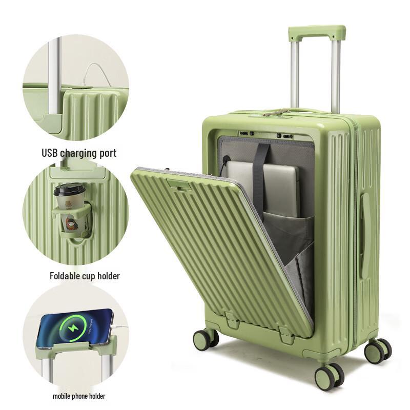 Xiaoyan Retro Multi-functional Travel Suitcase 26 inch