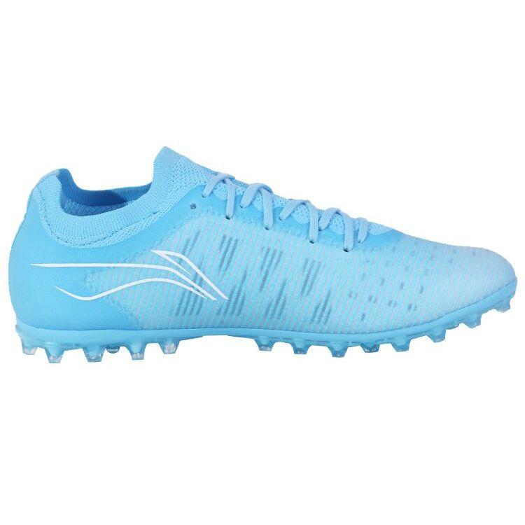 Li Ning Shadow Speed Støtdempende Sklisikker Slitesterk Tilbakeførende Fotballsko Herre Fotballsko Blå ASFS001-7