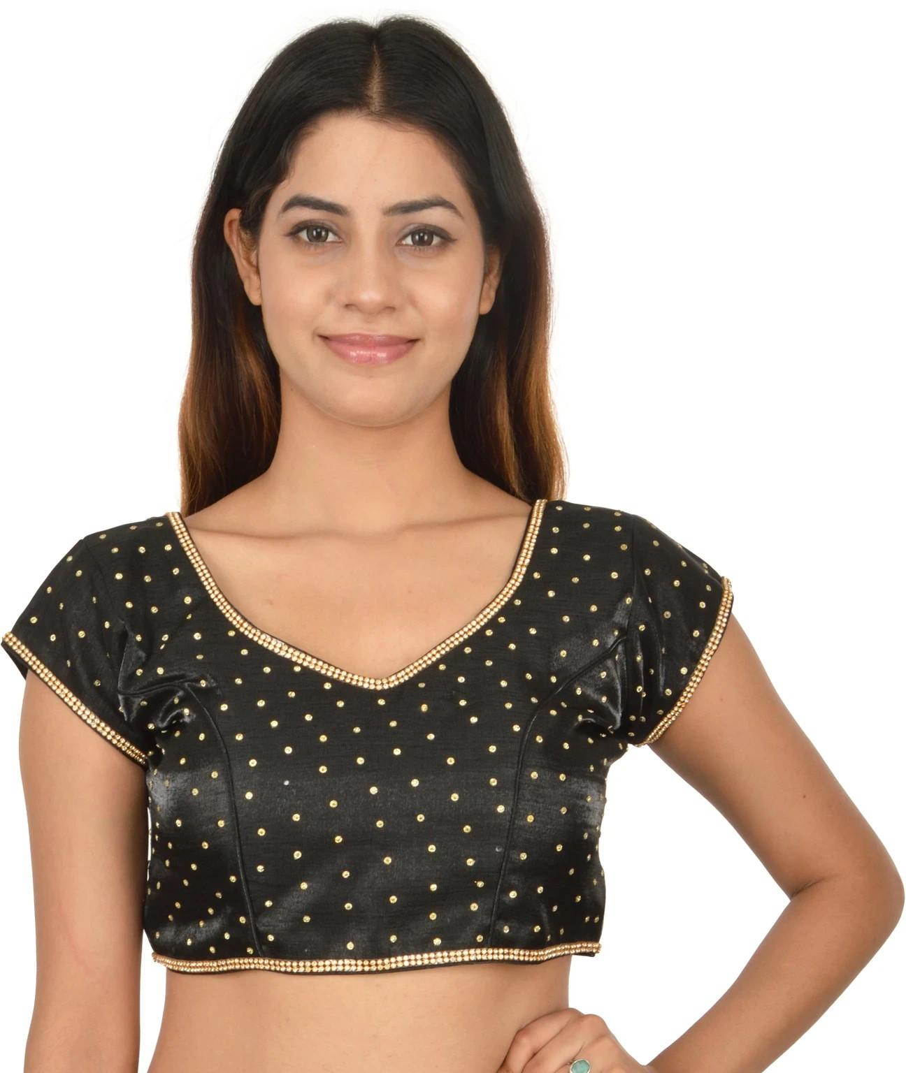 Pakisatni Party Wedding Wear Ethnic Blouse Indian Women s Silk Blend Choli Dress