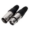 JSDNGURK XLR Connector Set 40 3-Pin Microphone Adapters 20 Male 20 Female DIY Audio Cables for Recording and Mixing