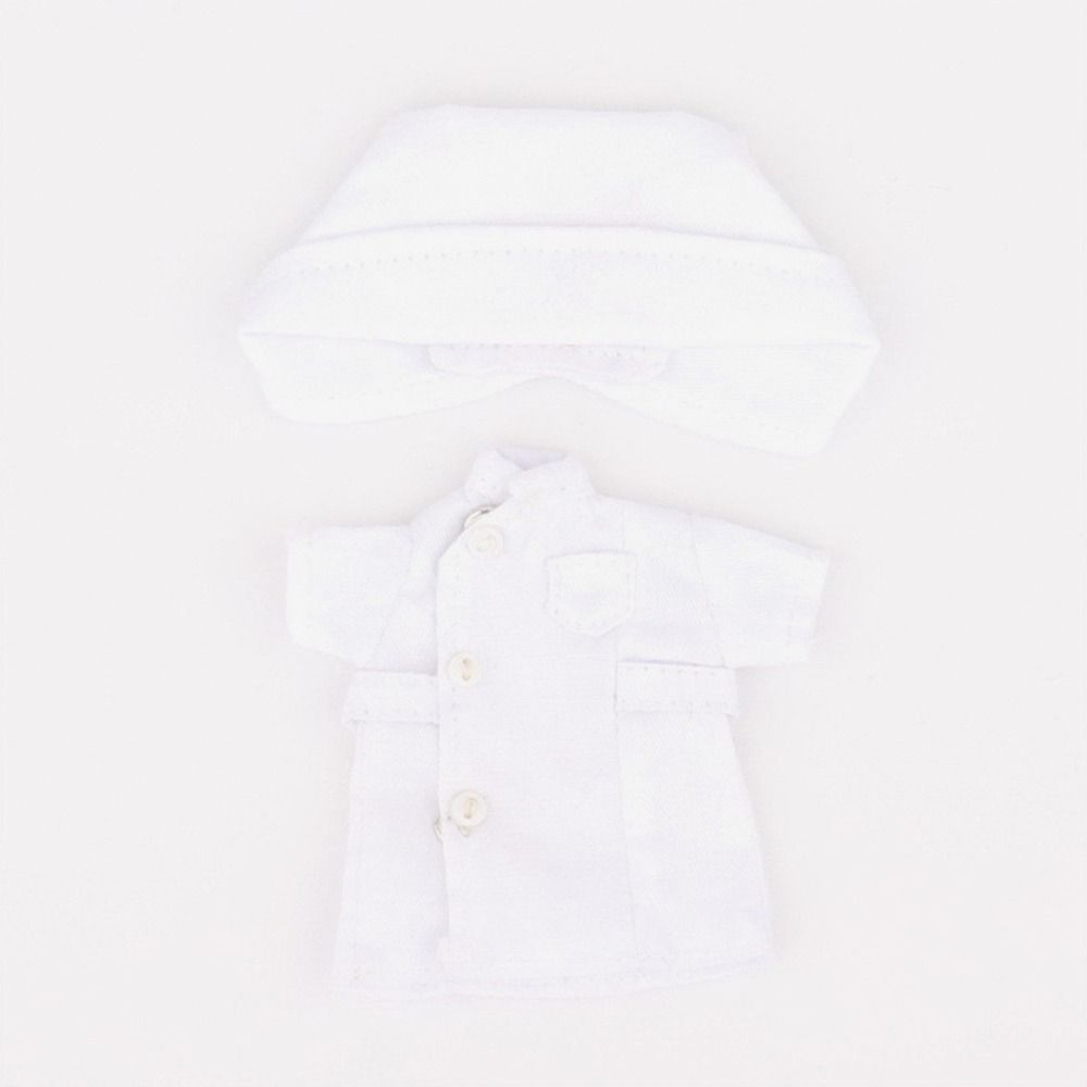 Surgical Uniform Fashion Suit White Coat Outfit White Coat Clothes Plush Doll's Pants Shorts Tops