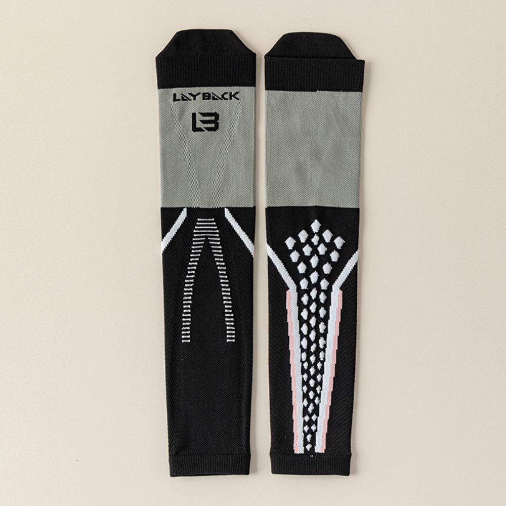 

1 Pair Long Full Legs Sleeve Compression Sleeve Anti-Slip Running Knee Pads Women Summer Sports