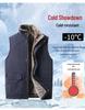 Men's Thickened Fleece-Lined Workwear Vest with Multi-Pockets for Autumn/Winter