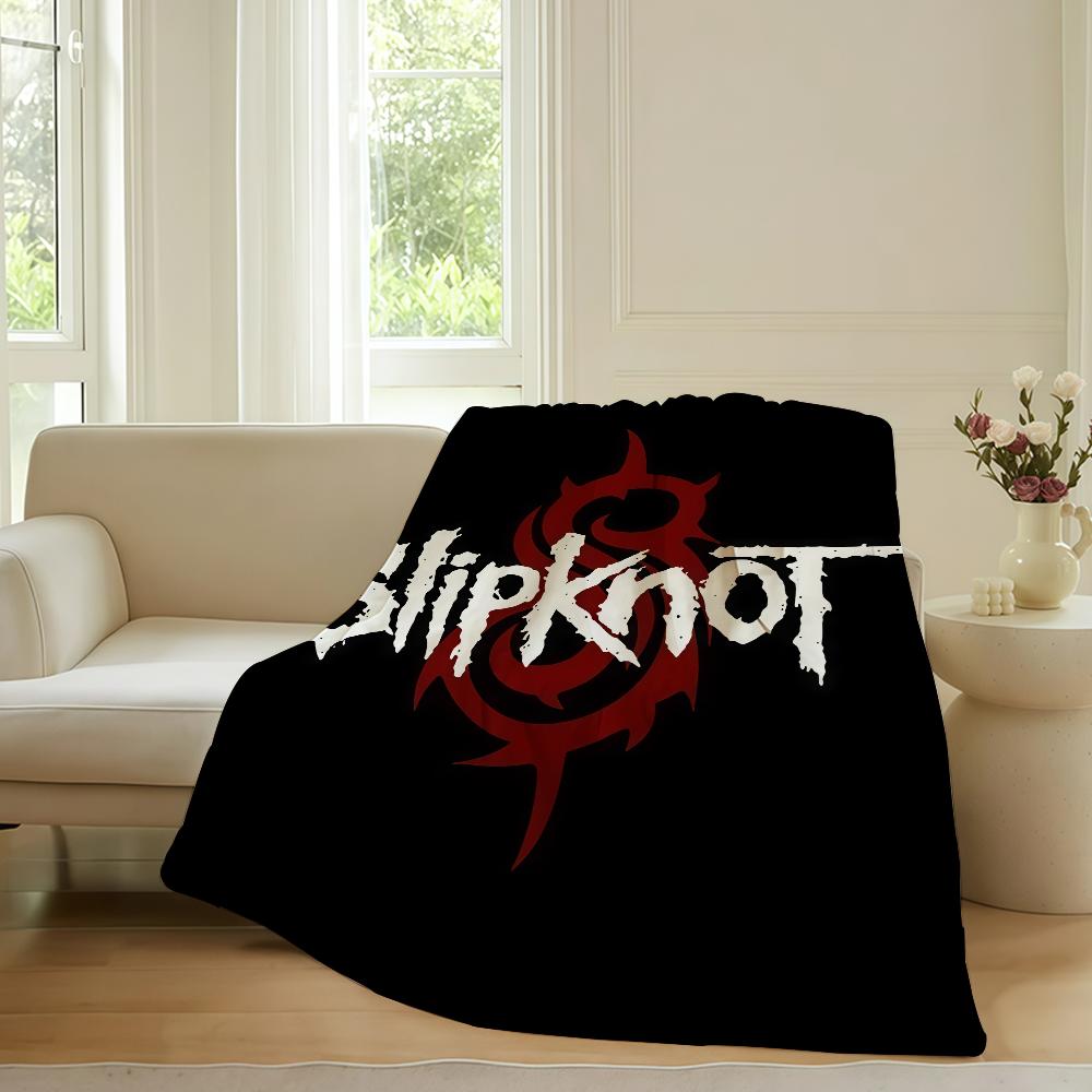 Hot rock band S Slip k knot Blanket For Sofa Office Bed Plane Travel Sleep Read Relax Camping Soft And Warm