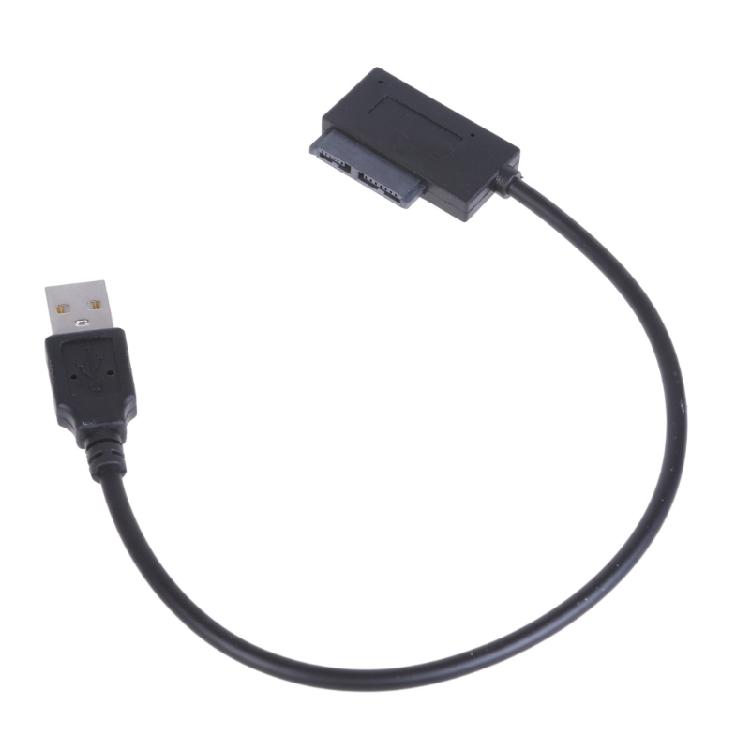 Güvenilir ve Verimli USB2.0'dan 7+6 13 Pin Slimline SATA Kablosu Kolay Kurulum