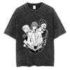 New Arrival Mens Clothe Tee Shirt TShirts Men Tshirt for Men Ropa Hombre Vintage Washed Death Note Anime Graphic Printing