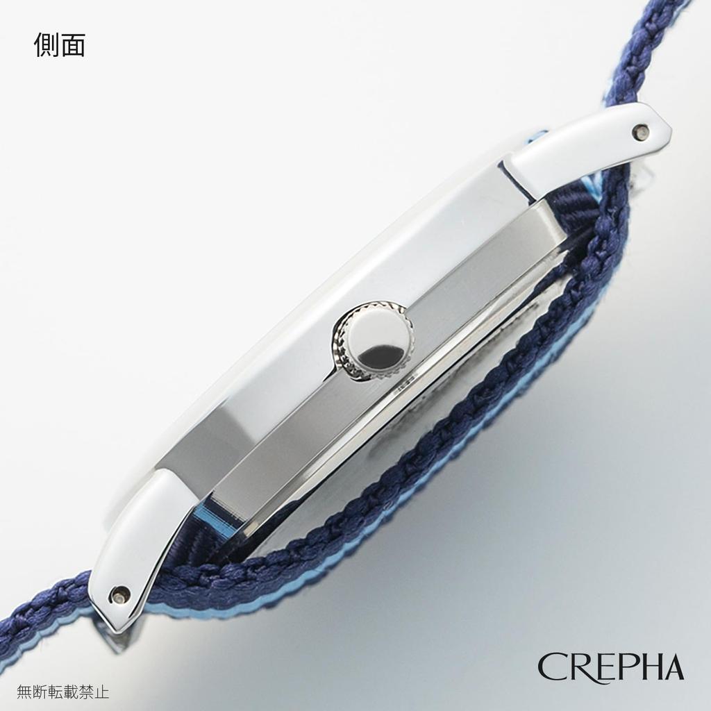 [Clefer] Analog Watch Waterproof Nylon Strap 190277 Women's Blue