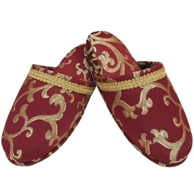 Jennifer Taylor Room One Size Fits Suitable for Beauty Salons and Nail (Jennifer Taylor) [Unisex Shoes, 25cm, Poinsettia, Red] Slippers, Poinsettia,