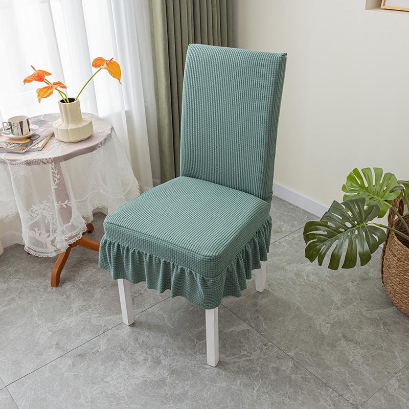 Elastic One-Piece Dining Chair & Stool Cover - Cross-Border Design