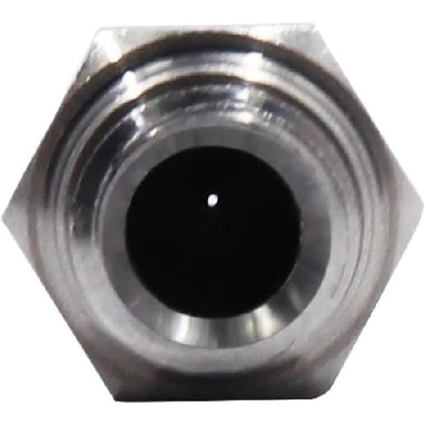 5Pcs MK10 Stainless Steel Nozzle Compatible with 3D Printer Parts 0.2 0.3 0.4 0.5 0.6 0.8 1.0mm 1.75mm Filament M7 Thread Nozzles (Size : 1.75mm