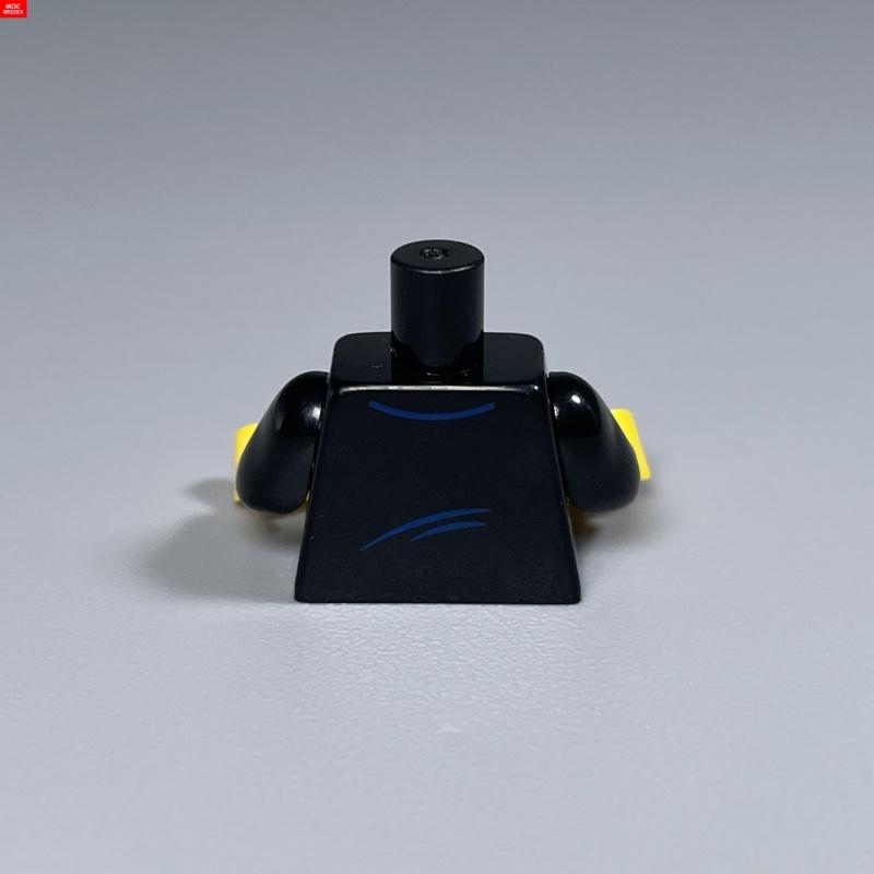5pcs/lot MOC Bricks Torso Suit Body Wear Arms Hands Muscle Chef Cloth Educational Building Blocks Assembled Toys Plastic Dolls