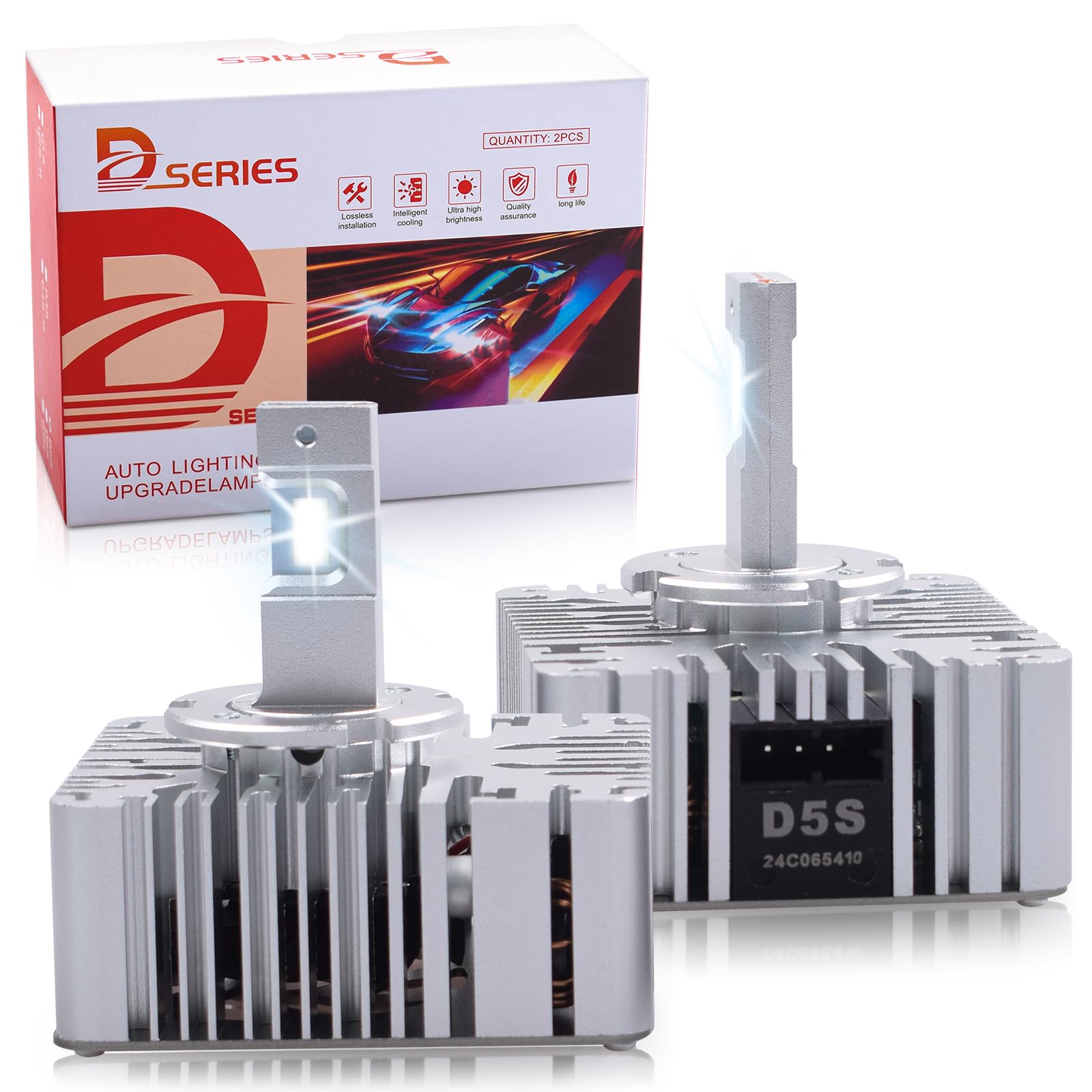 

Светодиодные фары MOREFULLS D5S, совместимые с 12 В и 24 В, мгновенно заменяют OEM, преобразуют HID в ту же форму без модификаций, для прохождения техосмотра, D5S LED