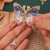 Metal Butterfly Bookmark Pendant Book Page Clip Retro Metal Bookmark  Student
