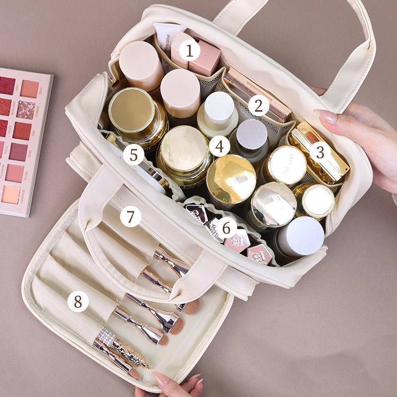 Damen Handtasche Top-Handle-Taschen Damen Kosmetiktasche Reise-Tote-Bag Make-up Kosmetiktasche