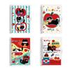 A5 Soft Shell PVC Kitty Apple Pie Ring Binder Student Notebook