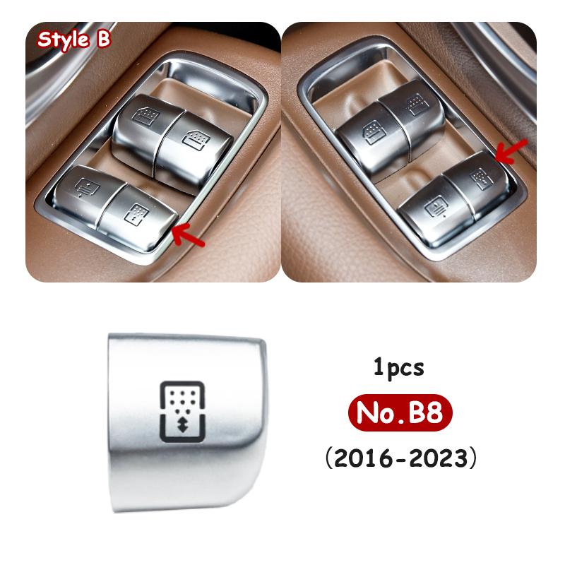 The Car Window Button for Mercedes Benz W213 E-Class E200 E300 E350 E320 Window Regulator Switch Button Electric Control Cover