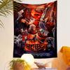 Hellboy Tapestry Wall Hanging, Comic Movie Poster Art, Dark Wall Decor for Bedroom Living Room Dorm