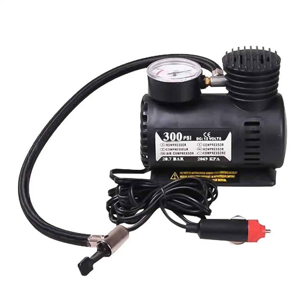 Car Air Pump Tire Electric 300psi Air Compressor Inflator Auto Tires Inflation Pump For Bicycle Motorcycle