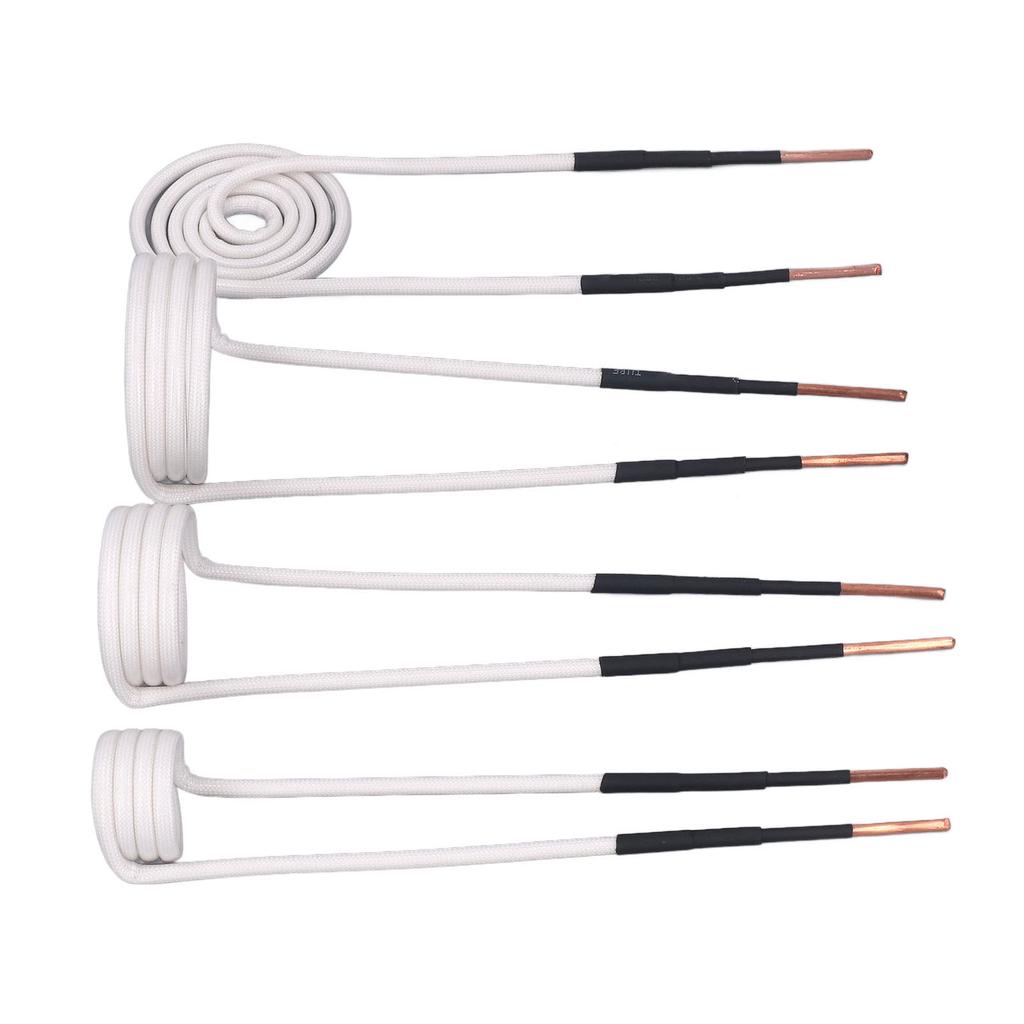 4 Stück Induktionsheizspulen-Kit Hochfrequenz HVAC Heizungszubehör 2,5 mm Messingkern 20 30 40 mm