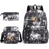 ONE PIECE heat transfer schoolbag primary school student printed backpack large capacity backpack backpack pencil case