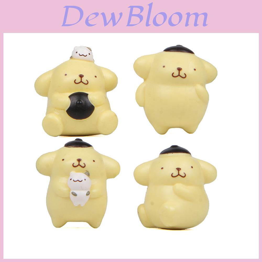 Cartoon Pom Pom Purin Pvc Figure Gift For Birthday And Party Decor