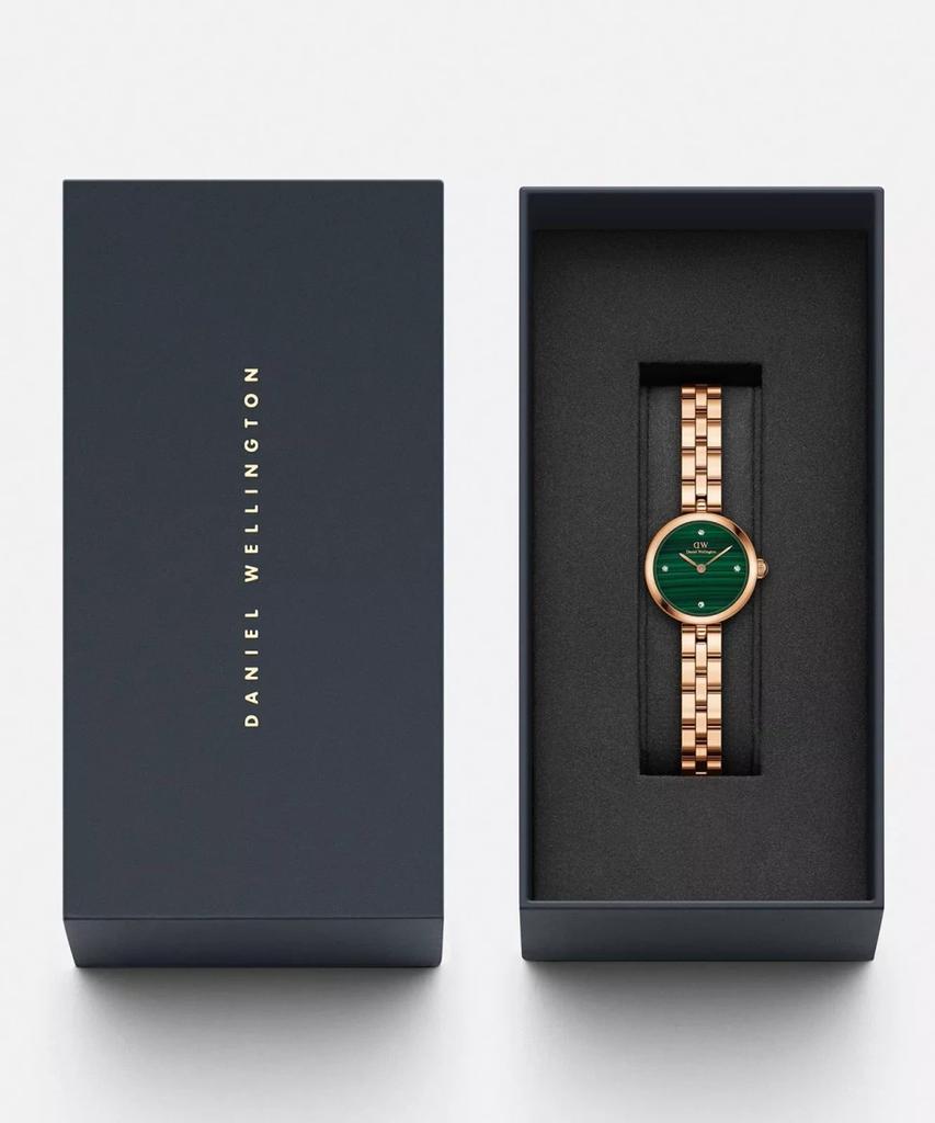 OROLOGIO DA DONNA DANIEL WELLINGTON Elan Lumine Malachite Oro Rosa 22mm DW00100721 + SCATOLA (zw522c)