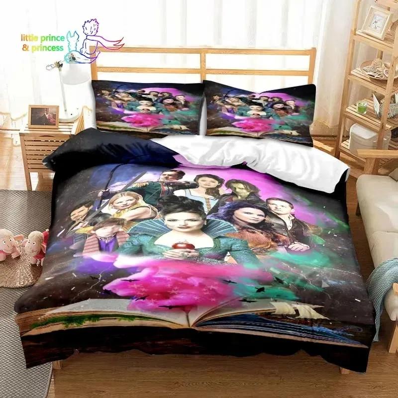 Fantasy Adventure Once Upon A Time Comfortable Duvet Quilt Cover Pillowcase Bedding Set Children Bedroom Decoration Home Textile