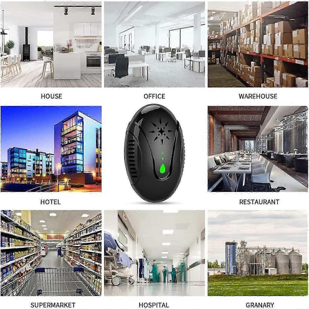 Plug-in Ultrasonic Pest Repellent, Electronic Insect Repellent, Safe and Non-toxic for Various Bugs and Pests
