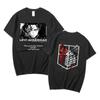 Japanisches Anime T-Shirt Scouting Legion Kleidung Shingeki No Kyojin T-Shirt Attack On Titan Giant Kurzarm-T-Shirt Unisex Damen