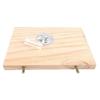 1Pcs 13*9cm Parrot Standing Stand Platform Square Wooden Springboard Hamster Wooden Pier  Budgie Hanging Toy