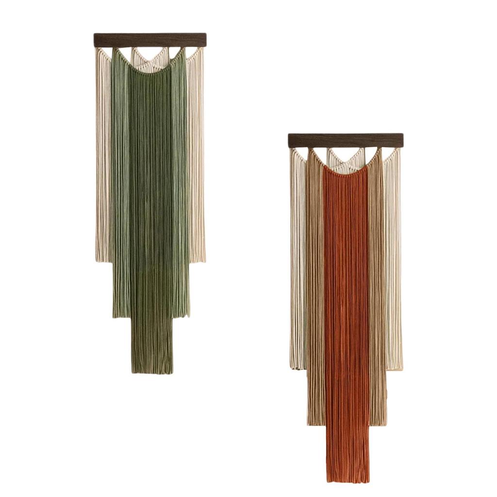 Hand Woven Macrame Tapestry Wall Hanging Braided Art for Interior Wall Decoration and Modern Home Textile Spaces