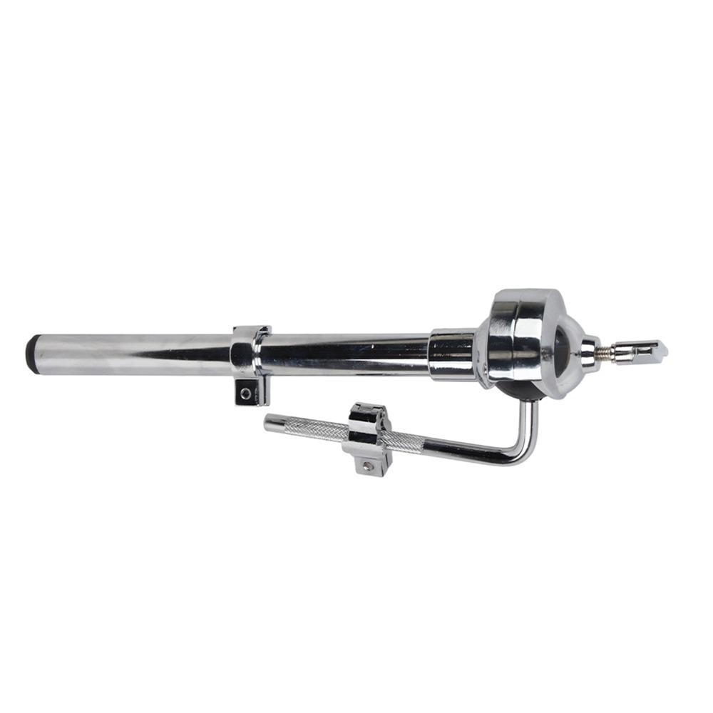 SIlver Drum Boom Stand Metal Percussion Drum Parts Durable Single Tom Holder For Jazz Drum Set