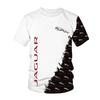 Męskie i damskie koszulki Jaguar, streetwear z nadrukami wyścigowymi, sportowe, codzienne, modne, oversize, z okrągłym dekoltem