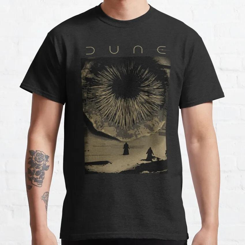 Dune Atreides Character Portrait t shirt for Leisure 100% Cotton Tees Round Neck Short Sleeve T Shirts Graphic Clothes