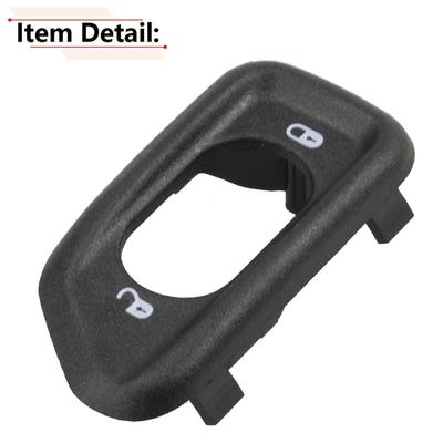 Pair Front Door Lock Switch Bezels Fit For JEEP WRANGLER 2011-2018