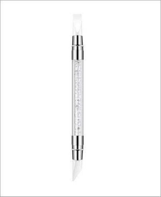 Nail Art Rhinestone Pen & Removal Stickers - Double-Ended DIY Crayon Crystal Tool