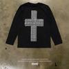 Pure Cotton European and American Large-size Women's T-shirt Loose Korean Version Long-sleeved Casual