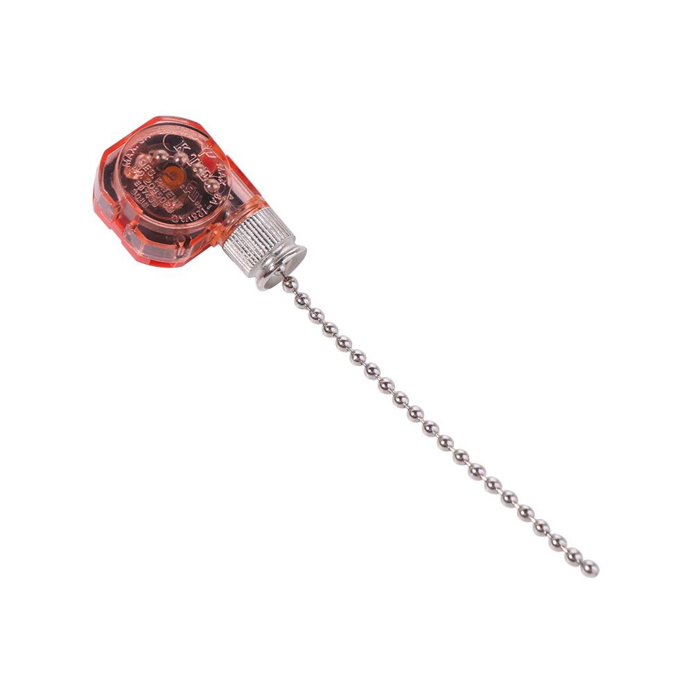 Speed Control 3 Speed Pull Chain Control Comfortable 8cm Chain Ceiling Fan Switch Smooth Surface 4 Wire Ceiling Fan Chain