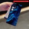 2DFlat Samsung phone case Blue Wave Fluid Motion Phone Case Applicable to Galaxy S23 S24 S25ULTRA S26 A12 A14 A15 A16 A54 A55